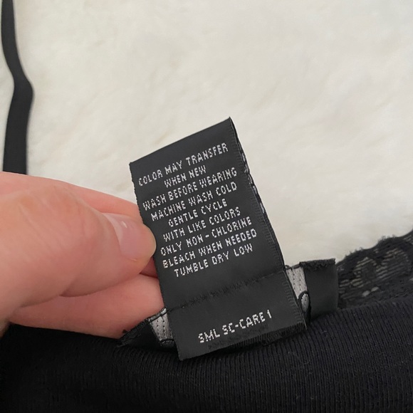 Y2K Black Lace Sequin Cami | Style & Co Stretchy Tank Top - Picture 8 of 9